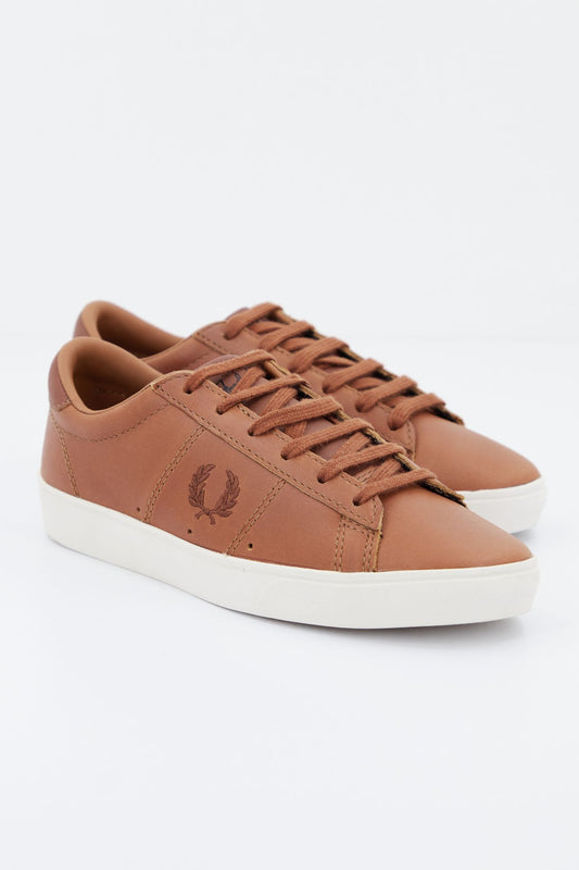 FRED PERRY SPENCER WAXED LEATH en color MARRON (1)