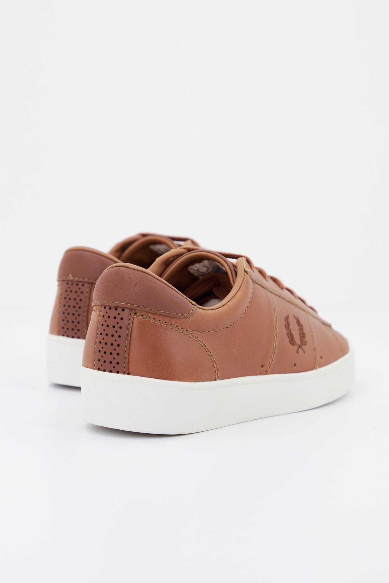 FRED PERRY SPENCER WAXED LEATH en color MARRON (3)