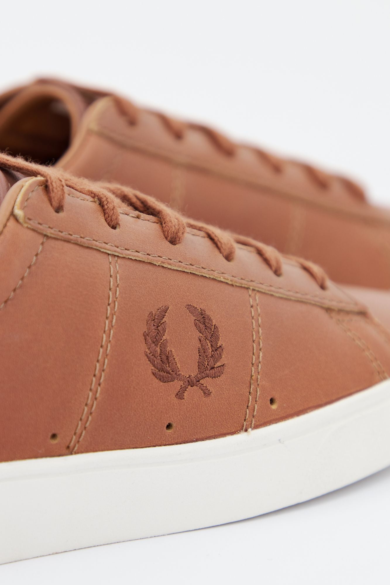 FRED PERRY SPENCER WAXED LEATH en color MARRON (4)