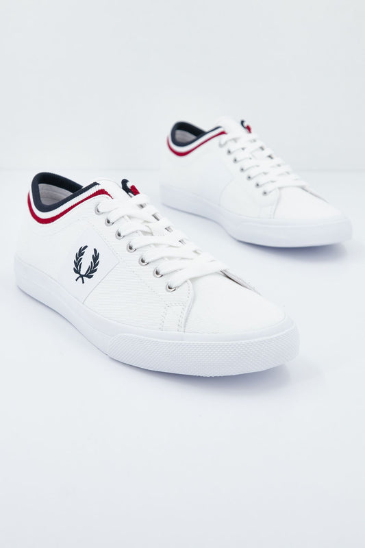 FRED PERRY UNDERSPIN TIPPED CT en color BLANCO (2)
