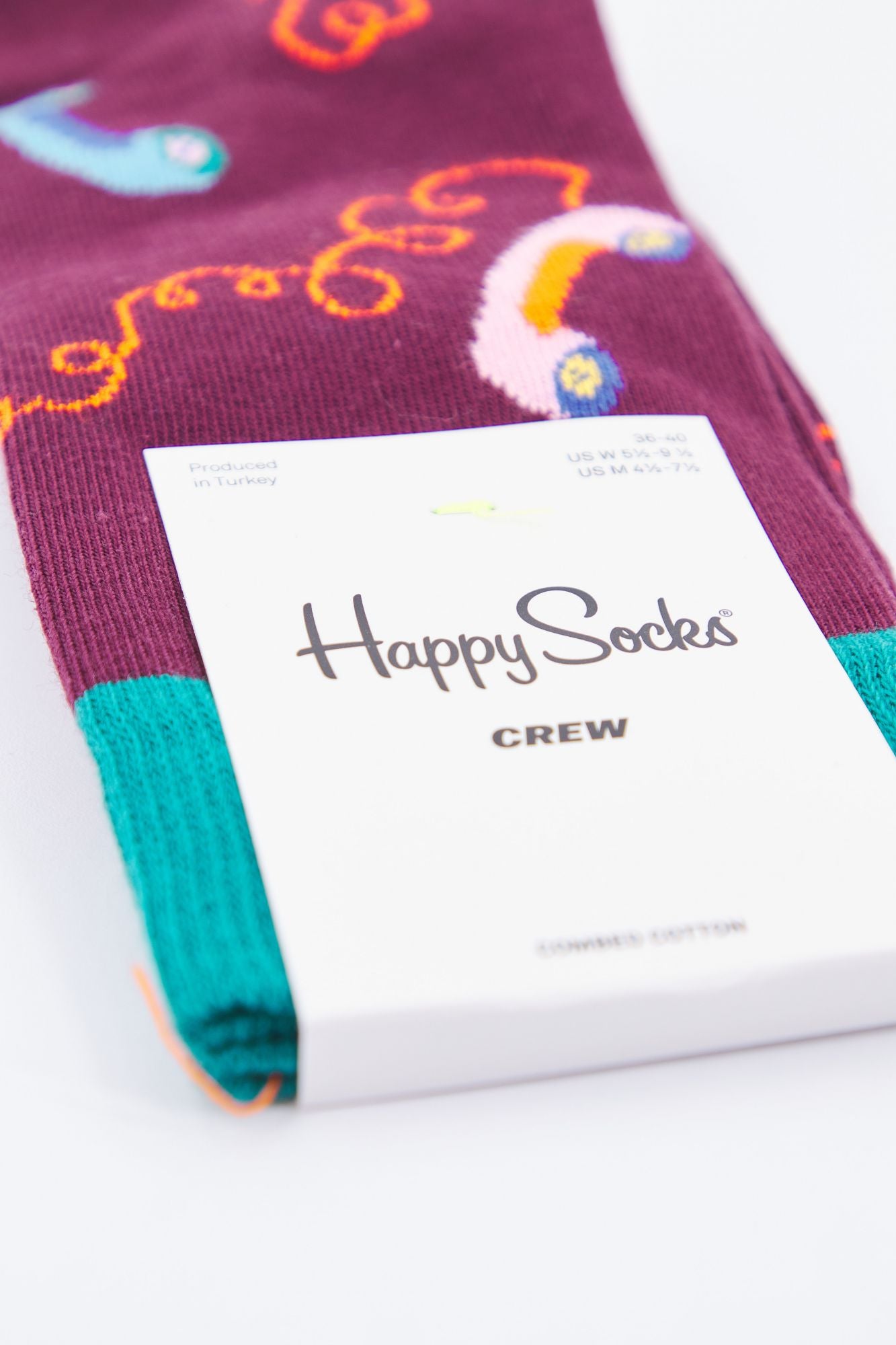 HAPPY SOCKS SIT01 4500 en color BURDEOS (3)