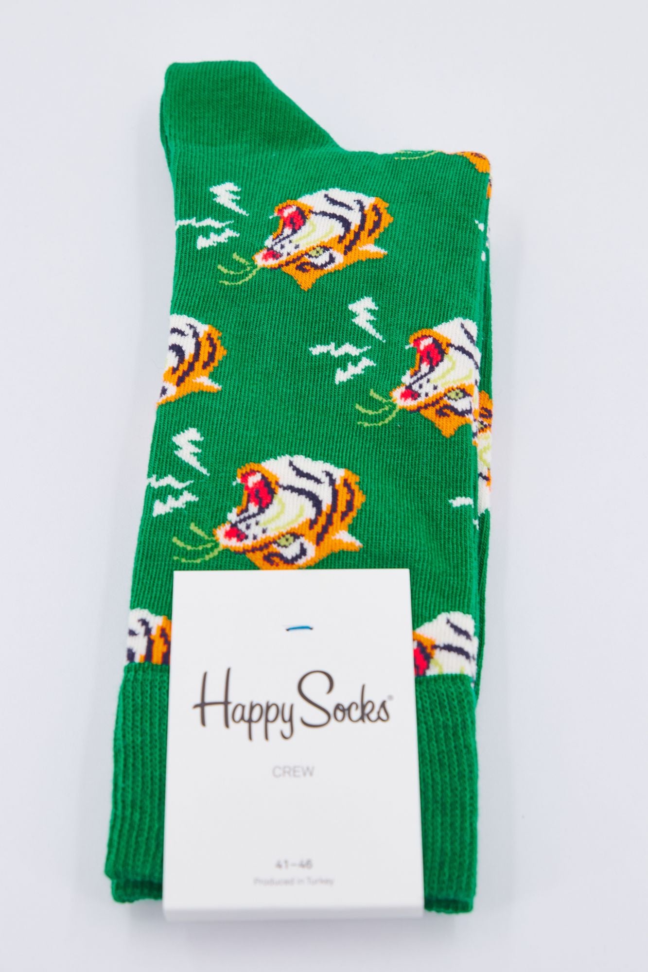HAPPY SOCKS TIG01 7300 en color VERDE (2)