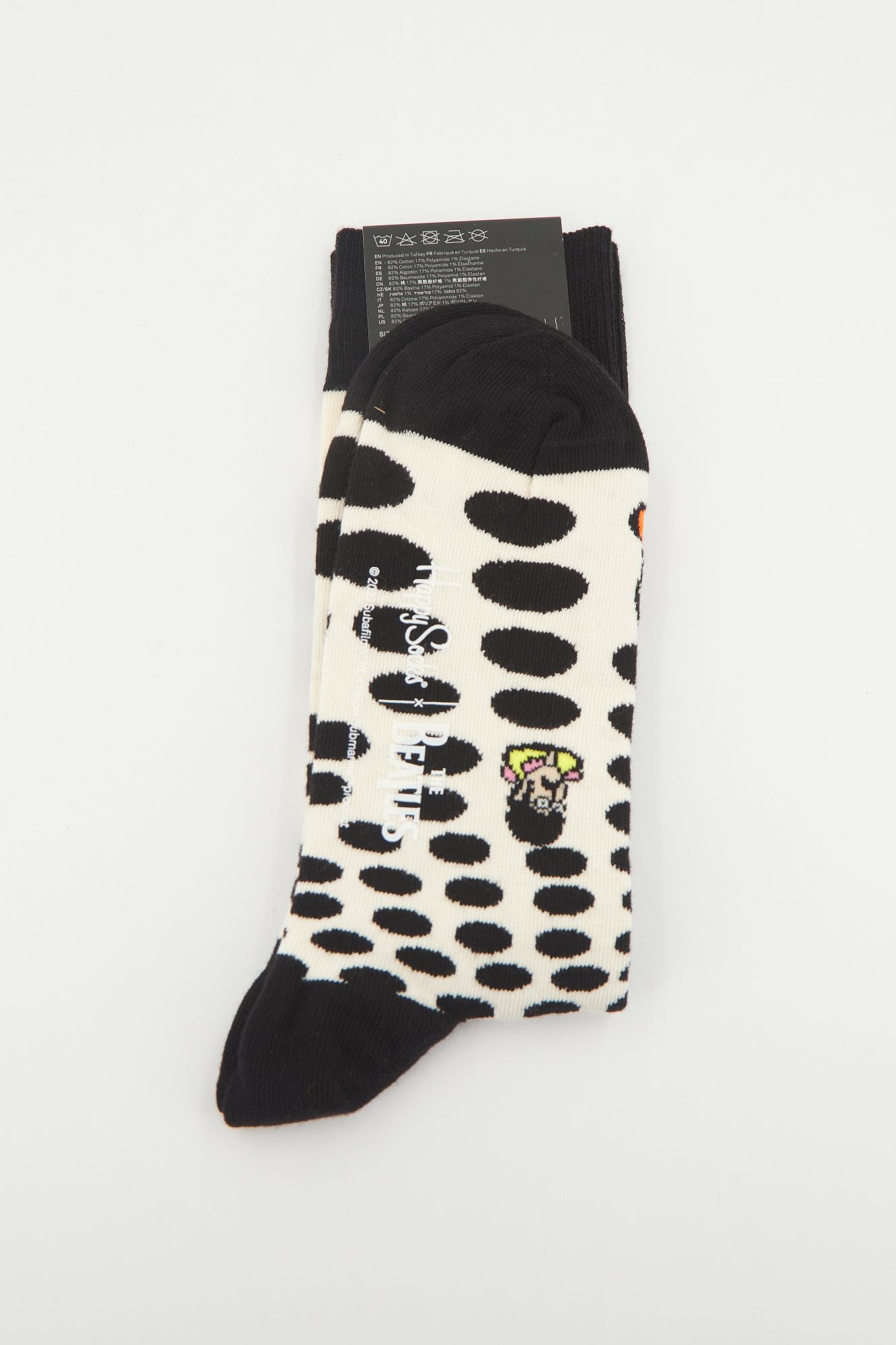 HAPPY SOCKS BEATLES  en color BLANCO (2)