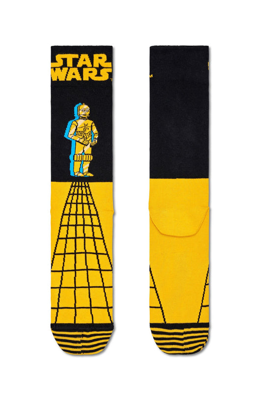 HAPPY SOCKS STAR WARS C-3PO SOCK en color AMARILLO (1)