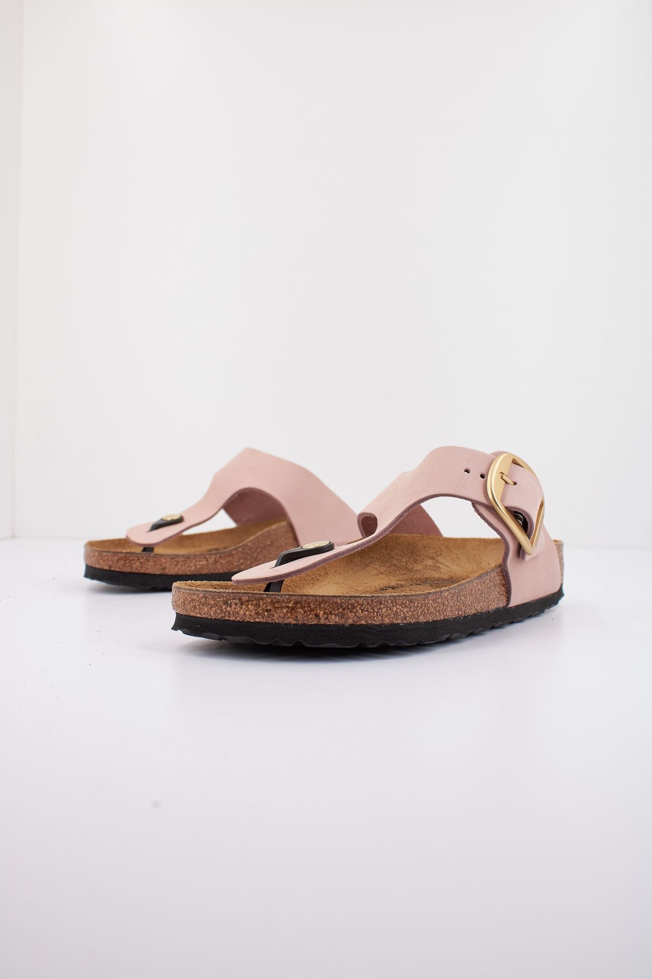 BIRKENSTOCK GIZEH BIG BUCKLE NUBUCK L en color NUDE (2)