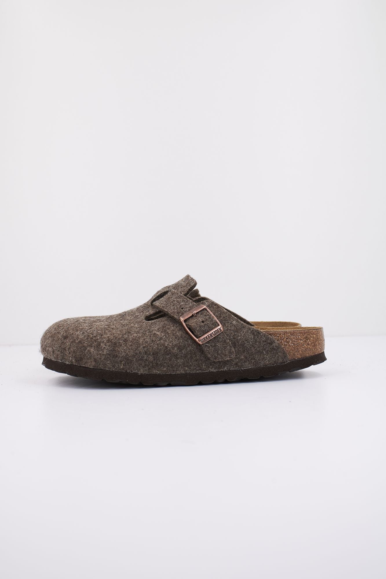 BIRKENSTOCK BOSTON WOOL FELT en color MARRON (1)