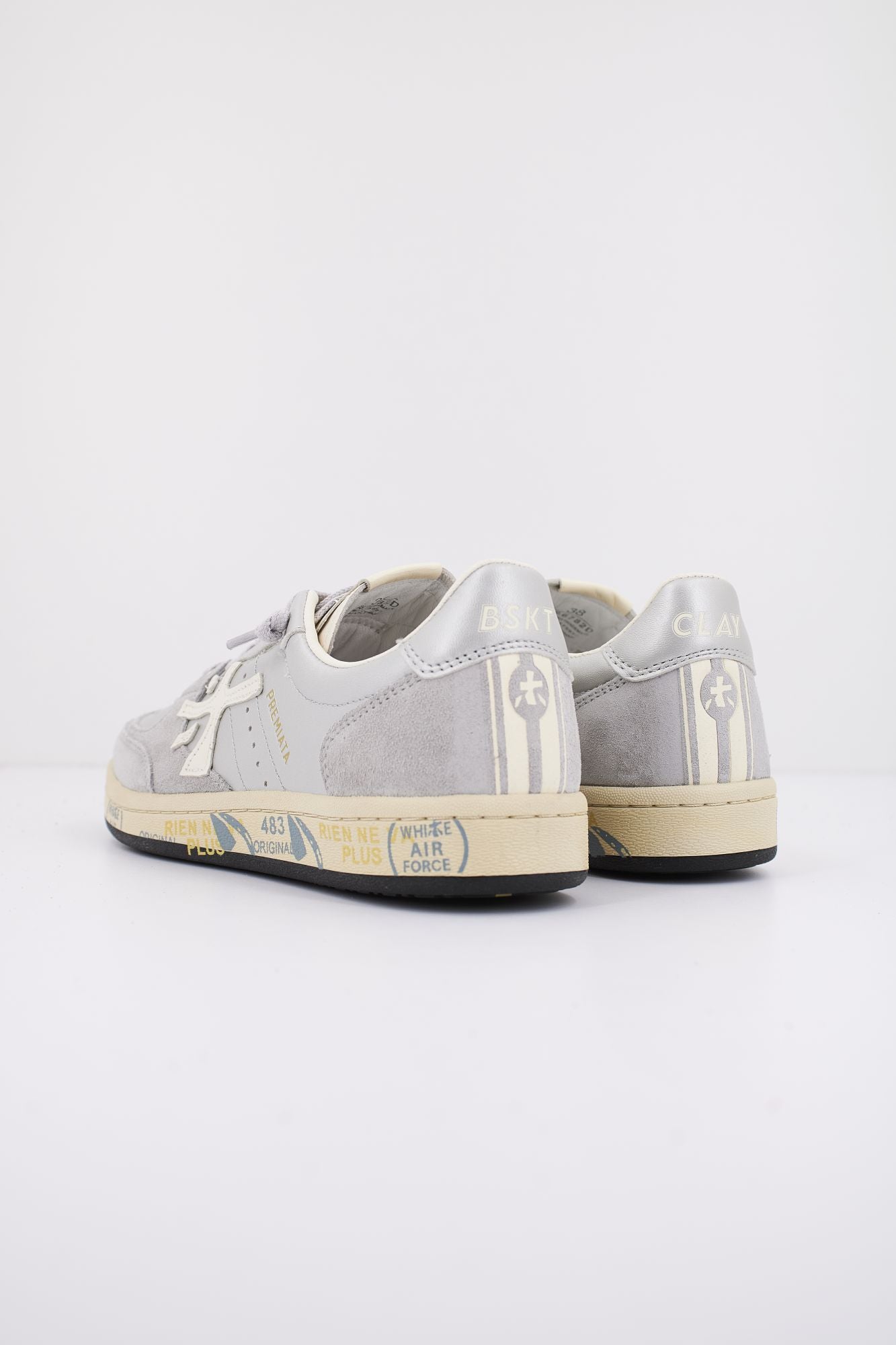PREMIATA BSKT CLAYD 6782  en color PLATA (3)