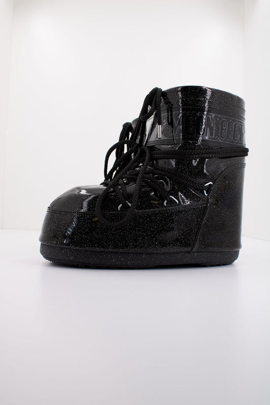 MOON BOOT MB ICON LOW GLITTER en color NEGRO (1)