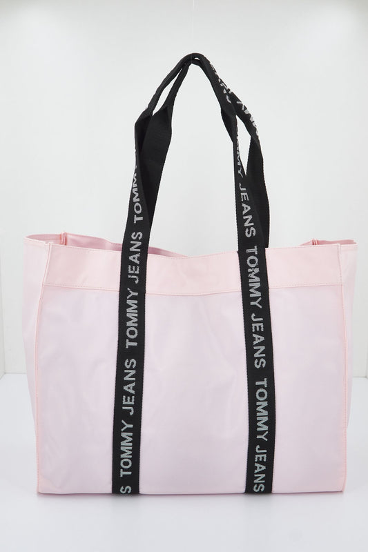 TOMMY JEANS AW0AW14549 TJW ESSENTIAL TOTE en color ROSA (1)
