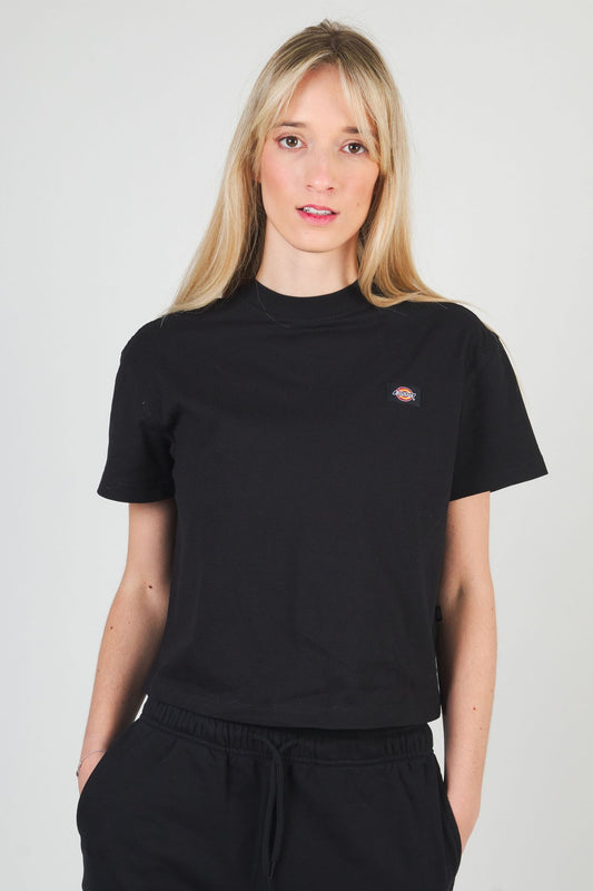 DICKIES OAKPORT BOXY TEE SS W en color NEGRO (1)