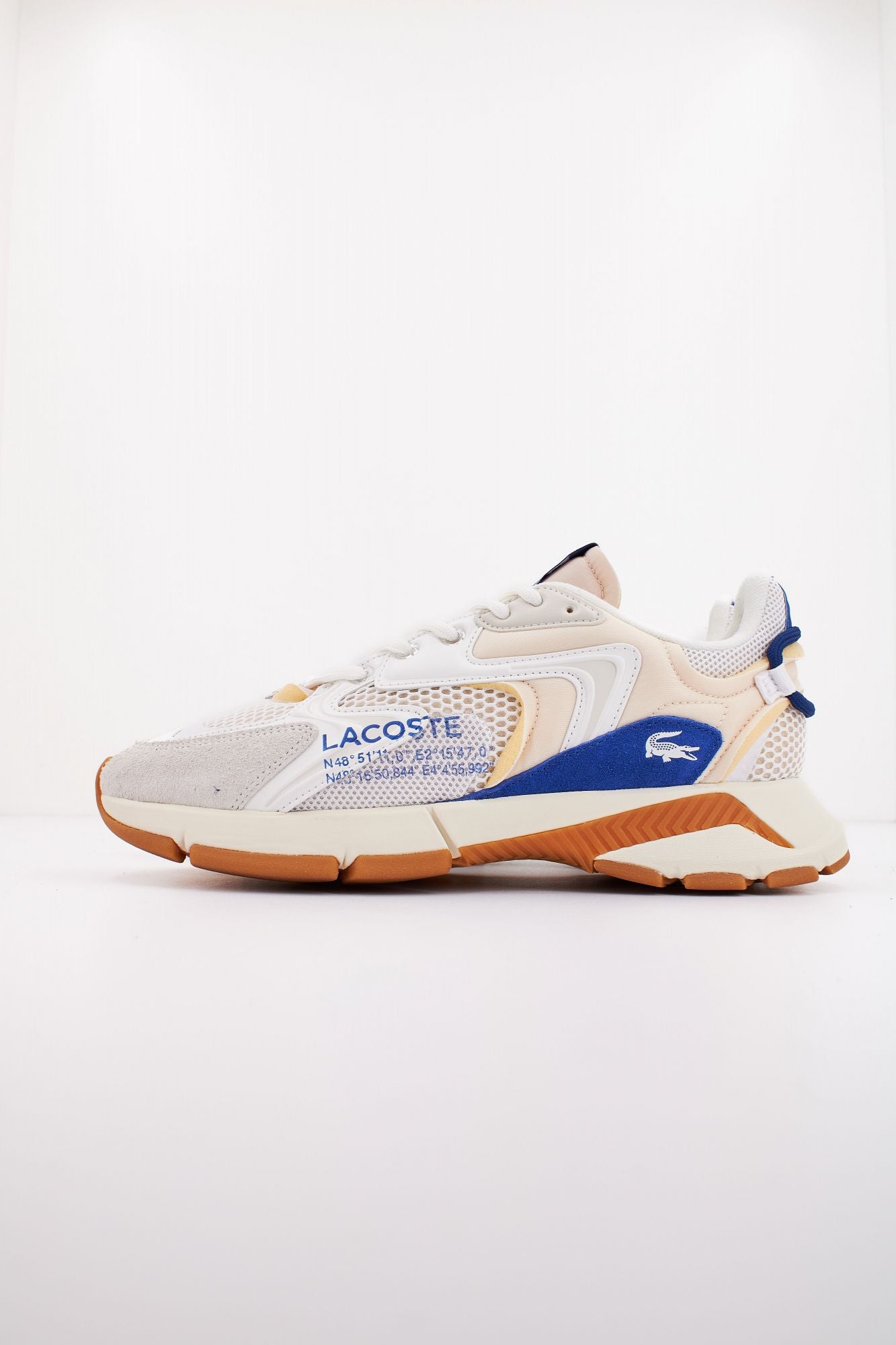 LACOSTE L003 NEO CONTRASTED ACCEN en color BLANCO (1)