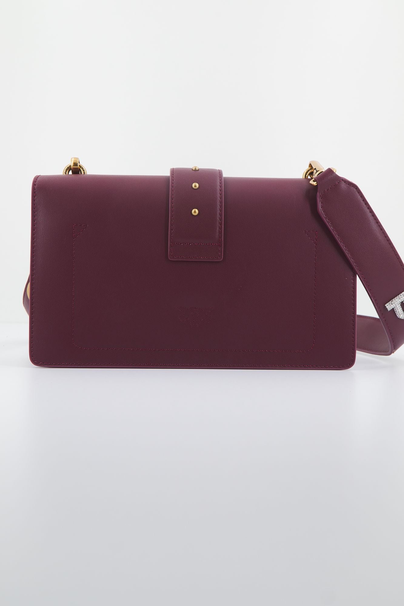 PINKO LOVE ONE CLASSIC FL VIT en color BURDEOS (2)