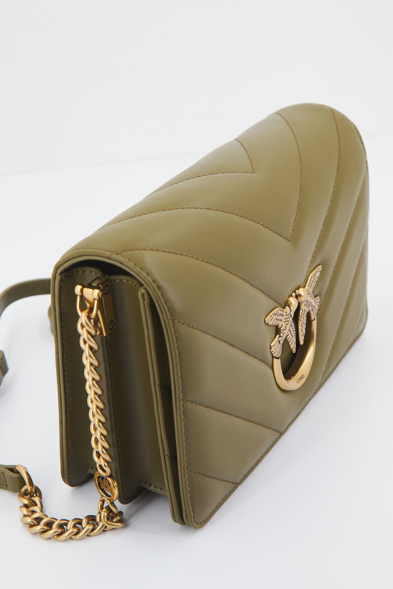 PINKO LOVE CLICK CLASSIC SHEE en color VERDE (3)