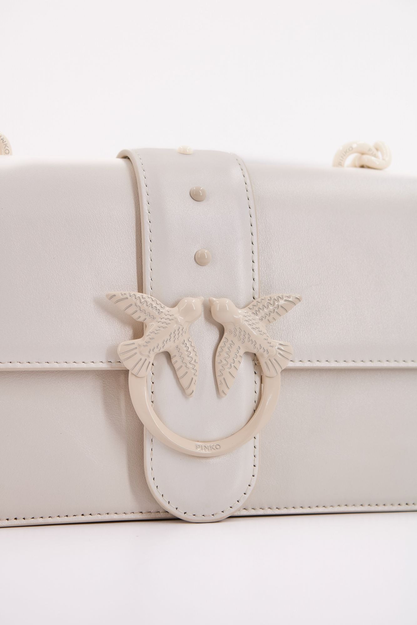 PINKO LOVE ONE MINI CL VITELL en color BLANCO (4)