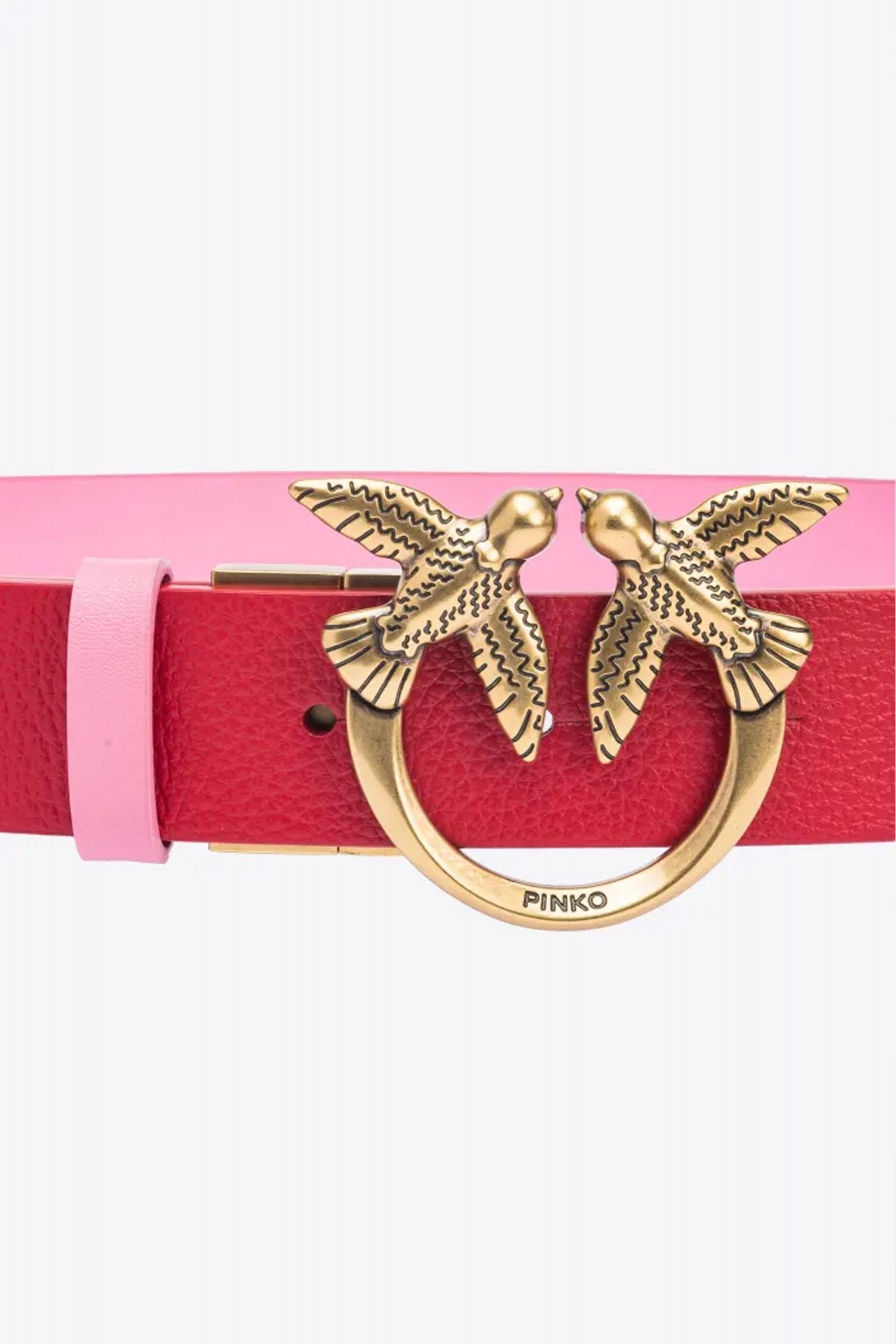 PINKO LOVE BIRDS REVERSIBLE en color ROJO (3)