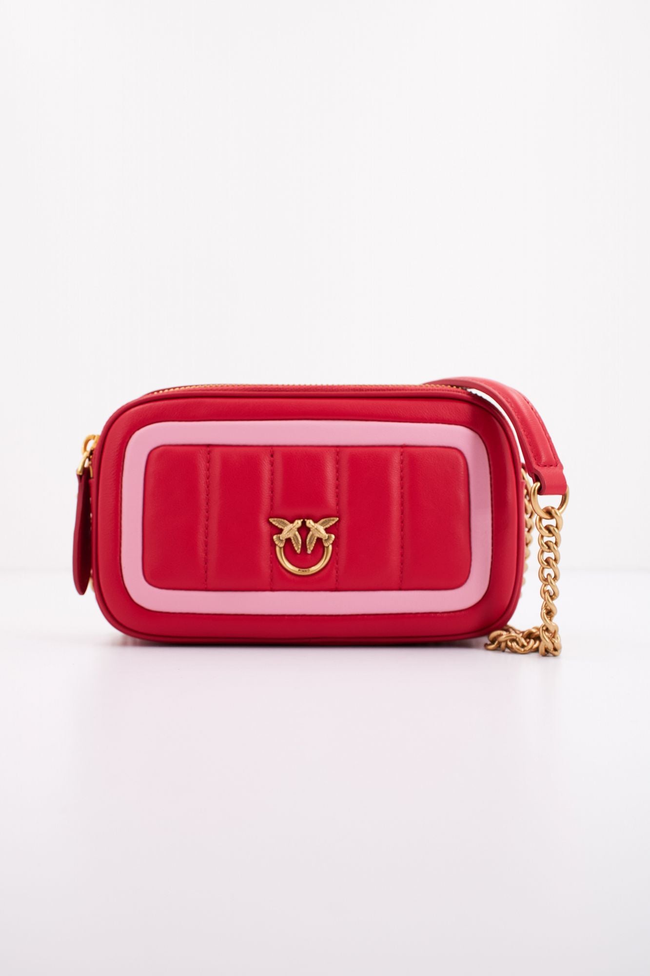 PINKO CAMERA CASE SHEEP NAPPA en color ROJO (1)