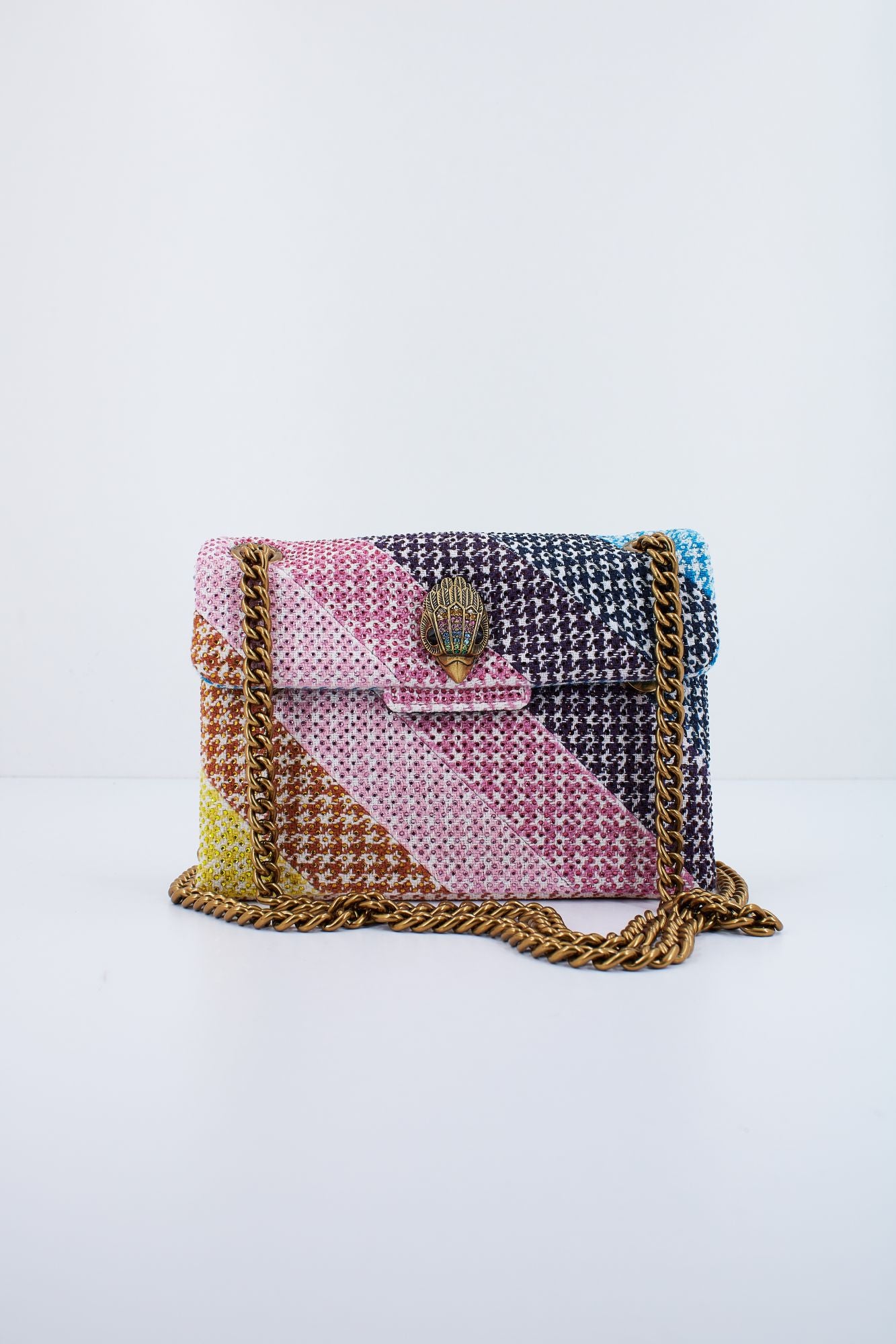 KURT GEIGER LONDON FABRIC MINI KENSINGTON en color MULTICOLOR (1)