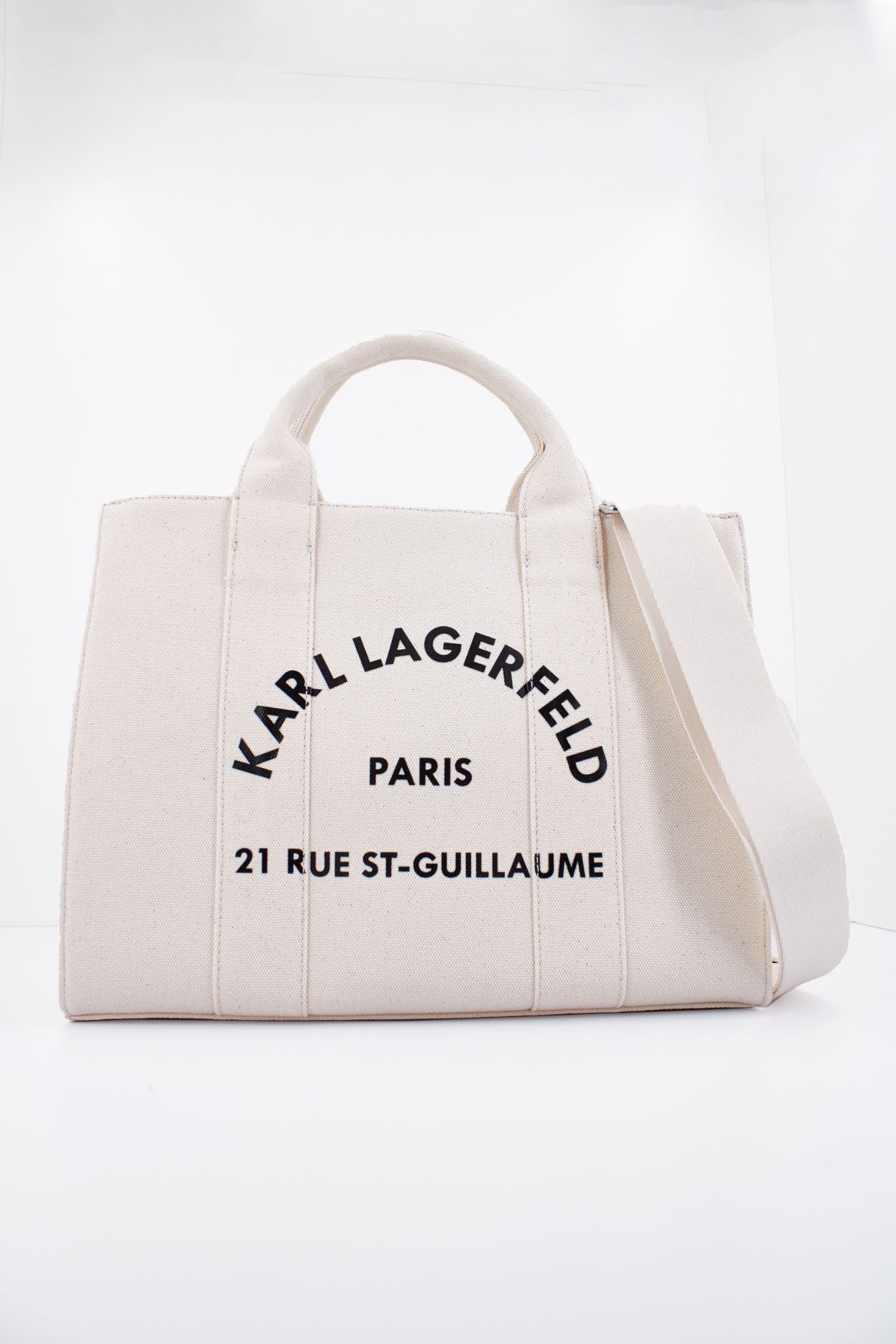 KARL LAGERFELD RSG SQUARE MEDIUM TOTE en color BLANCO (1)