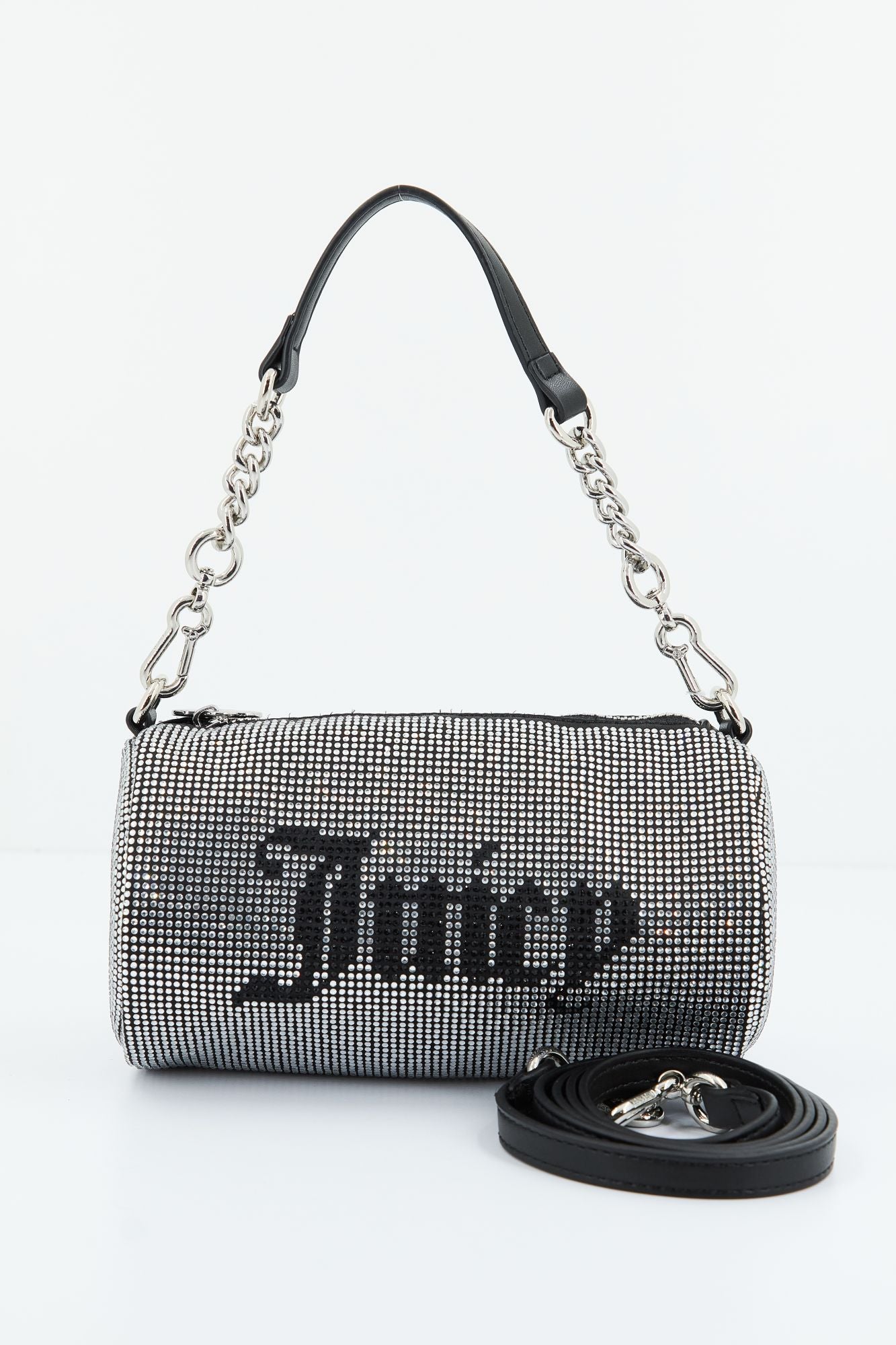 JUICY COUTURE HAZEL BARREL BAG en color PLATA (1)