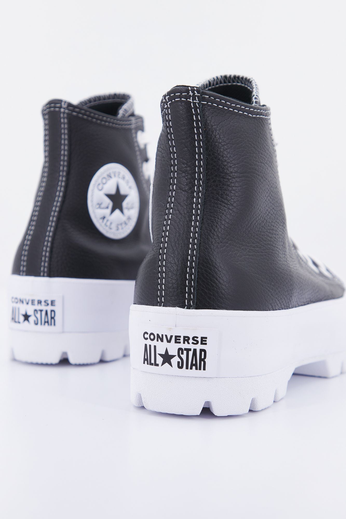 CONVERSE CHUCK TAYLOR ALL STAR LUGGED PLATAFORM LEATHER en color NEGRO (3)