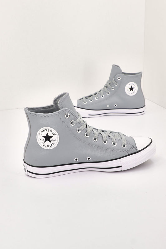 CONVERSE CHUCK TAYLOR ALL STAR TUMBLED LEATHER en color GRIS (1)