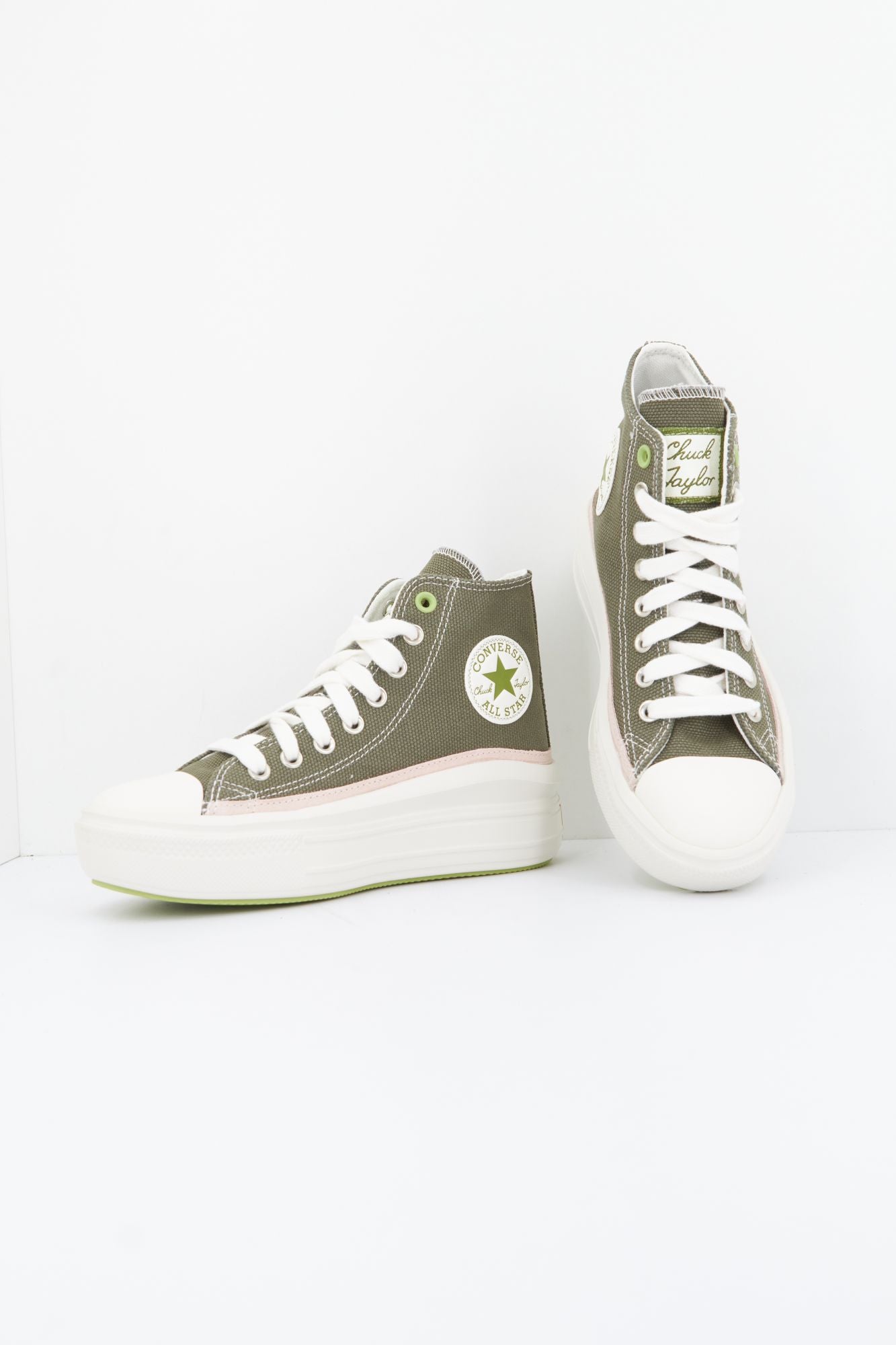 CONVERSE CHUCK TAYLOR ALL STAR MOVE HI en color VERDE (4)