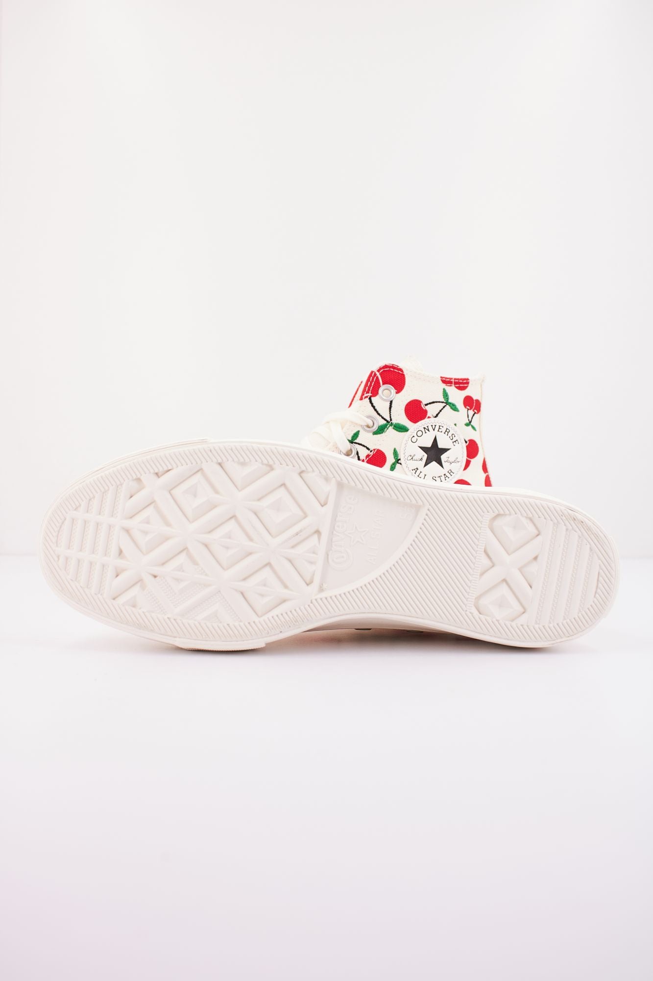 CONVERSE CHUCK TAYLOR ALL STAR LIFT PLATFORM CHERRIES en color BLANCO (4)
