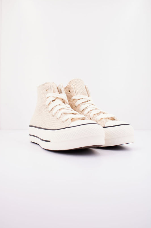 CONVERSE CHUCK TAYLOR ALL LIFT CANVAS & LEATHER en color BEIS (2)