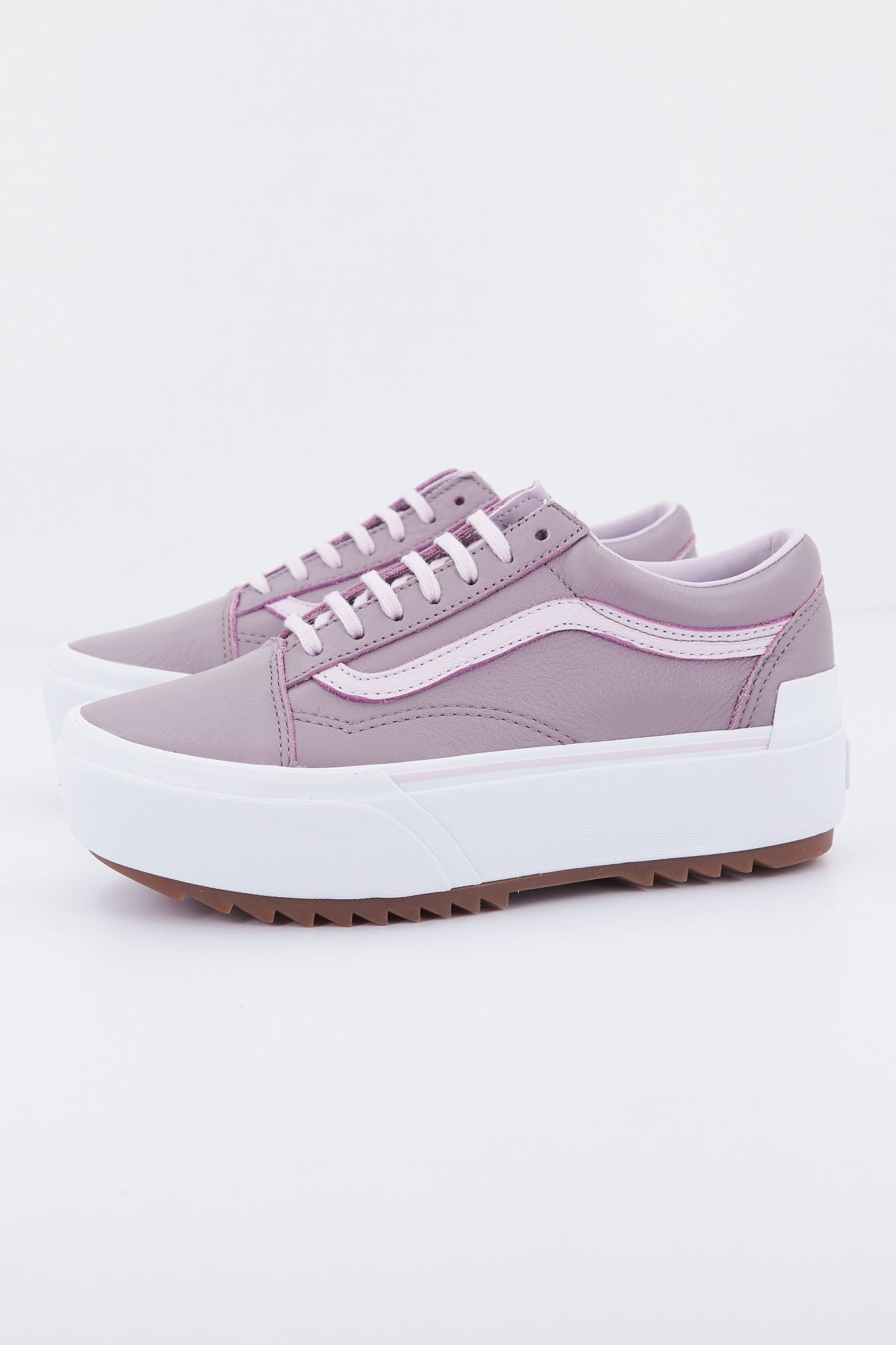 VANS UA OLD SKOOL STACKED en color ROSA (1)