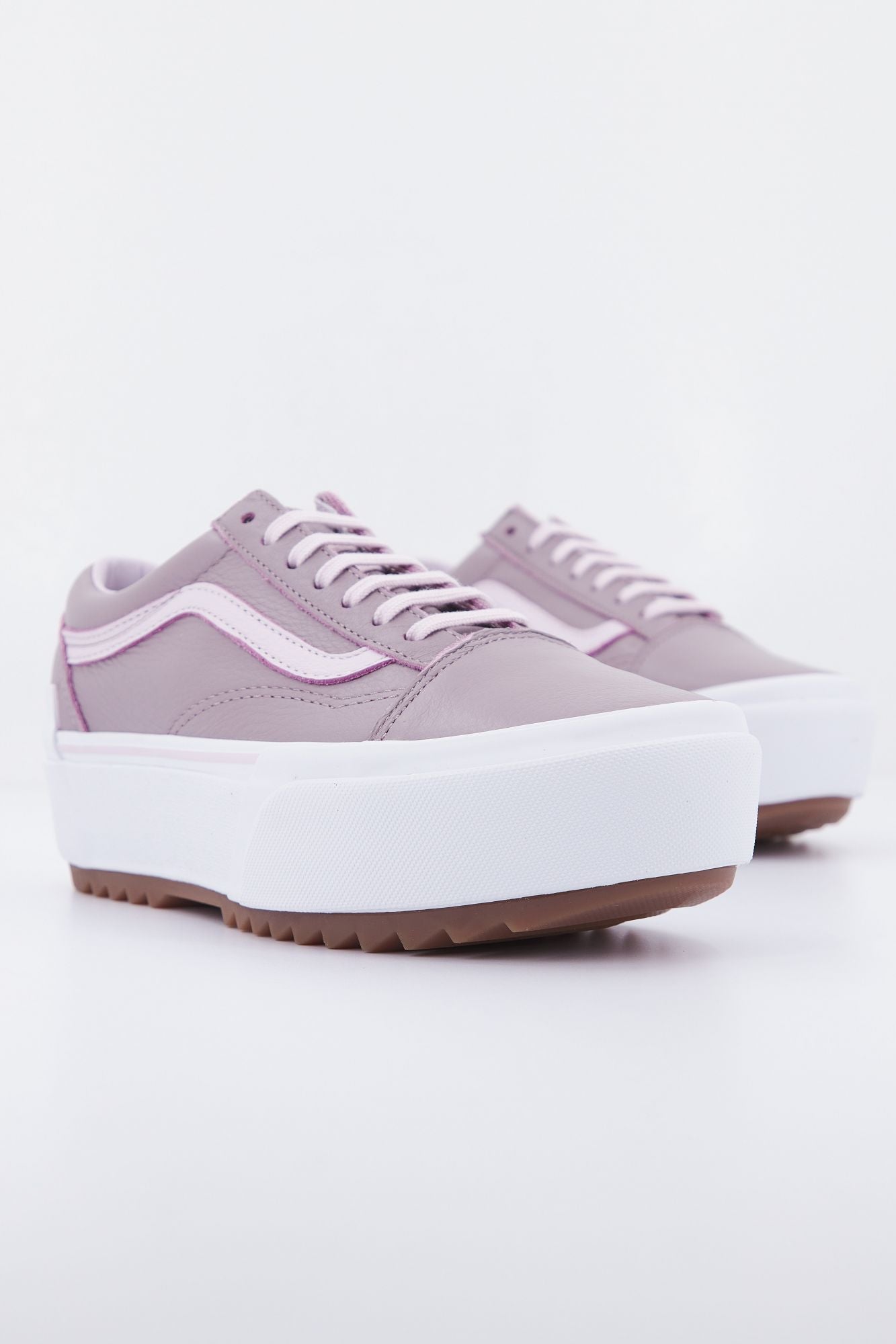 VANS UA OLD SKOOL STACKED en color ROSA (2)