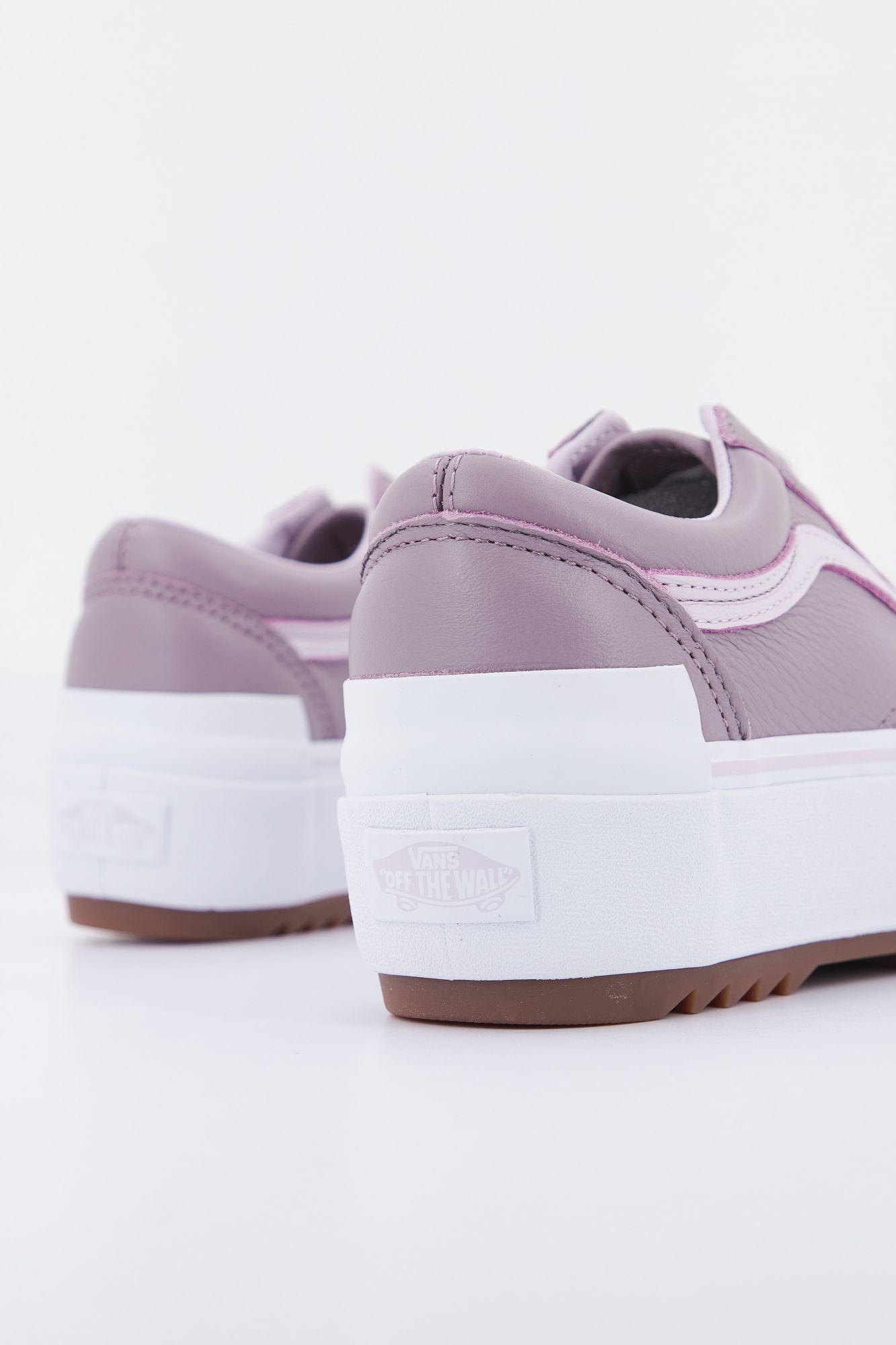 VANS UA OLD SKOOL STACKED en color ROSA (3)