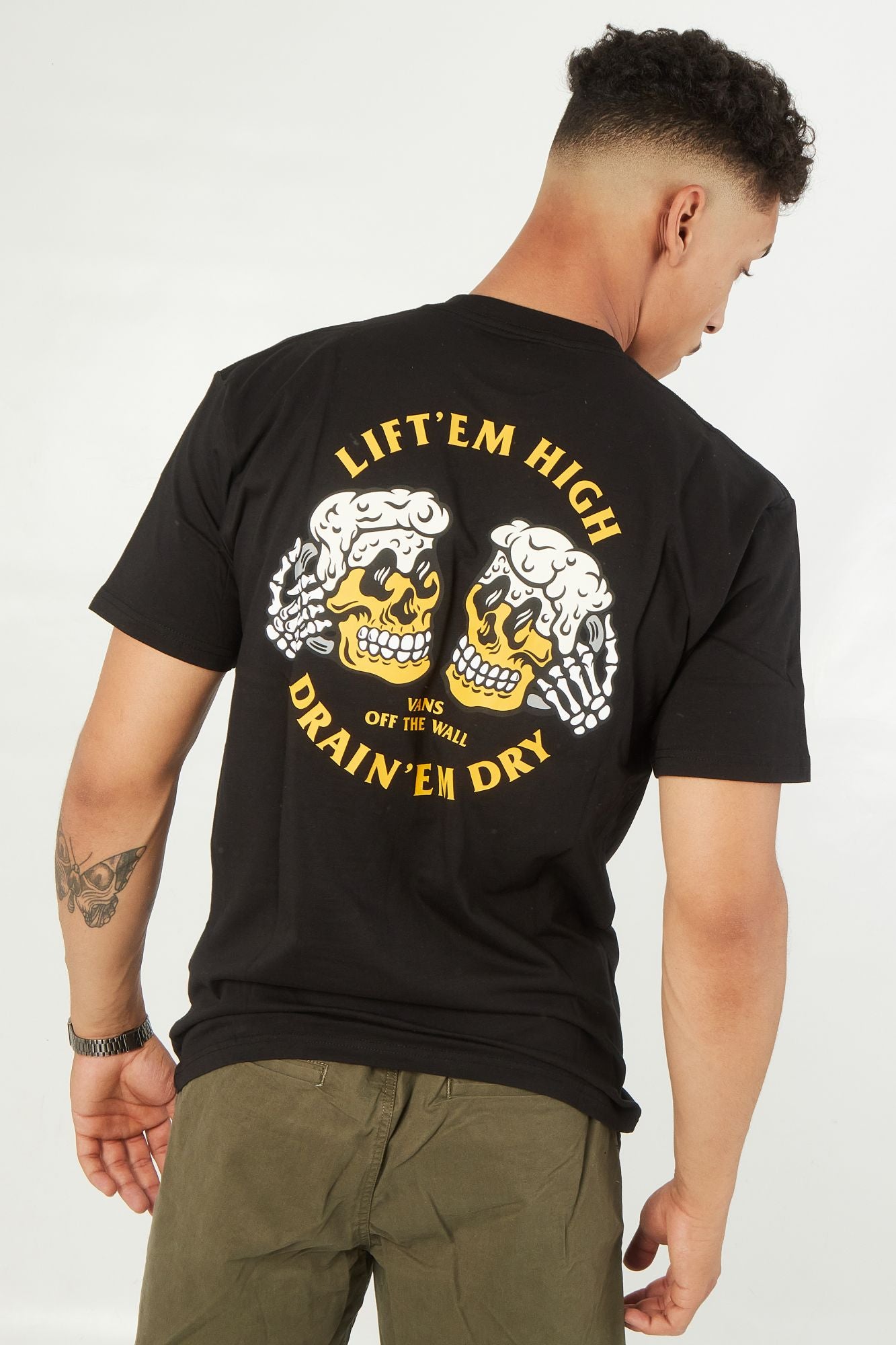 VANS  DRAIN EM DRY SS en color NEGRO (3)