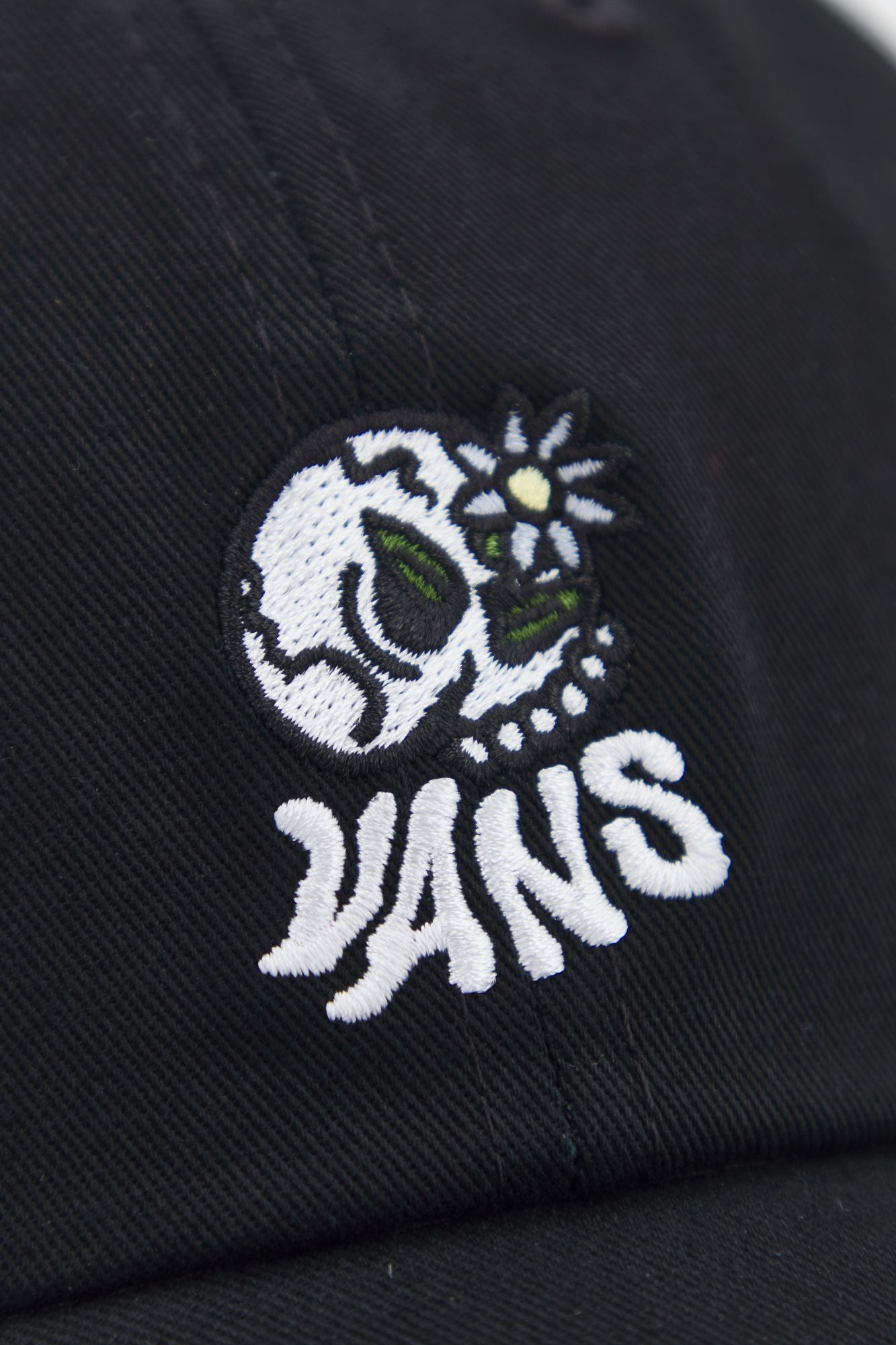 VANS SKULL DAZE CURVED BILL en color NEGRO (4)