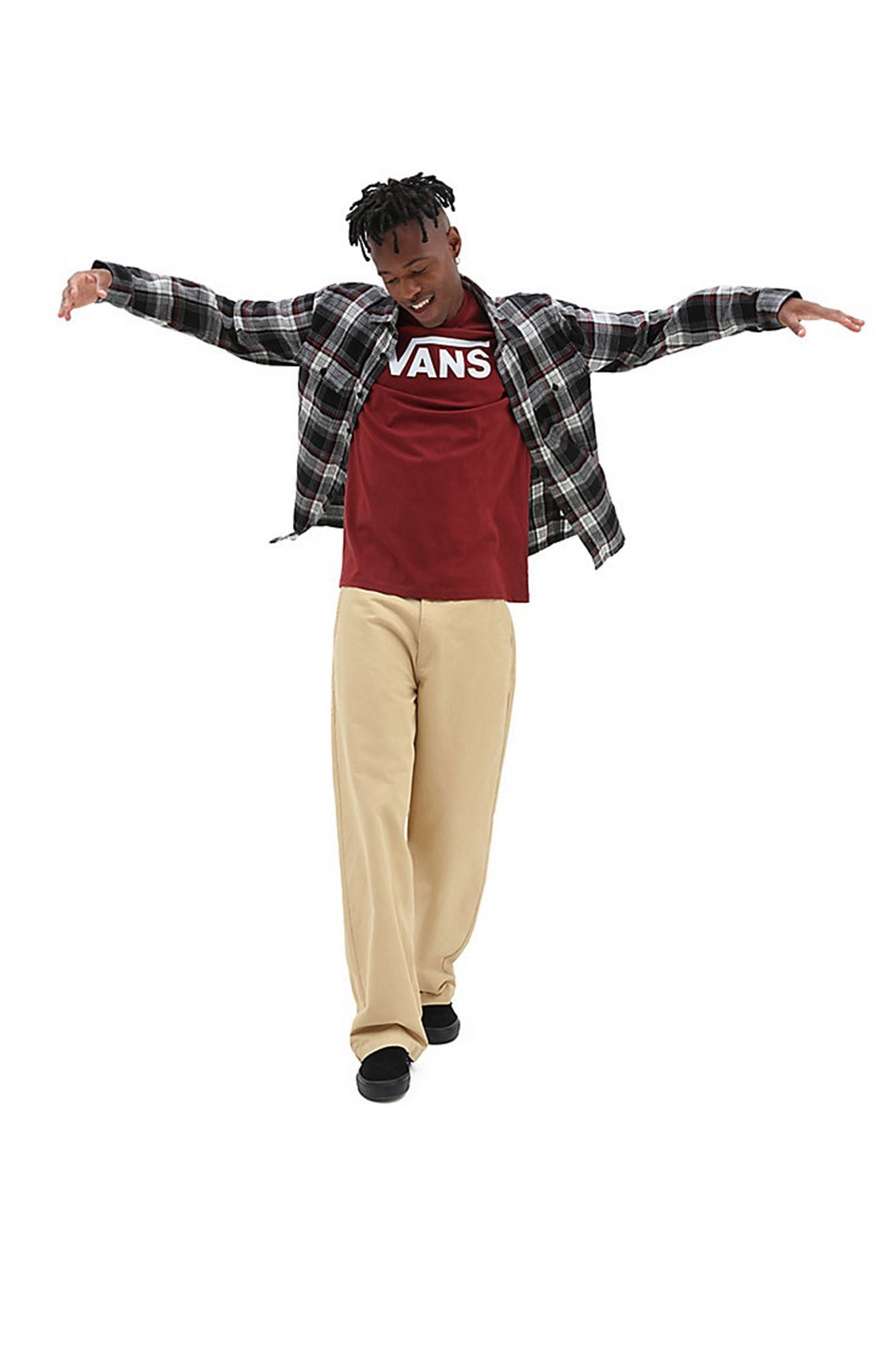 VANS VN000GGGBWD1  en color BURDEOS (4)