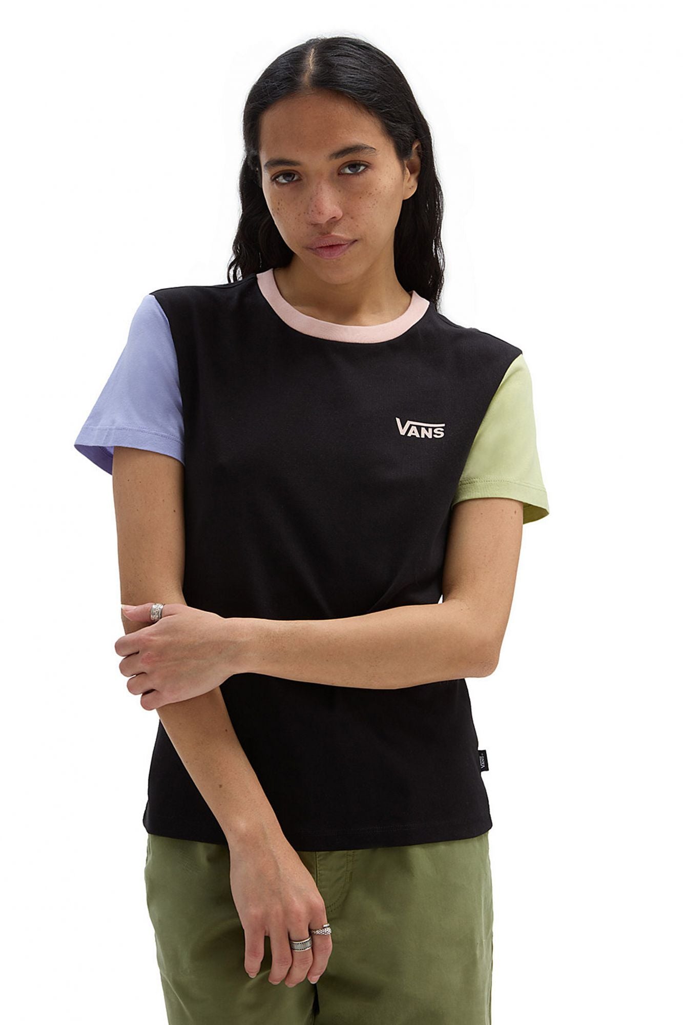 VANS COLORBLOCK CREW en color NEGRO (1)